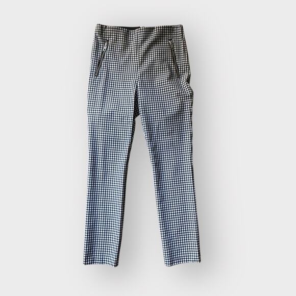Rag & Bone Simone Zip Pocket Gingham Pants - Picture 2 of 9